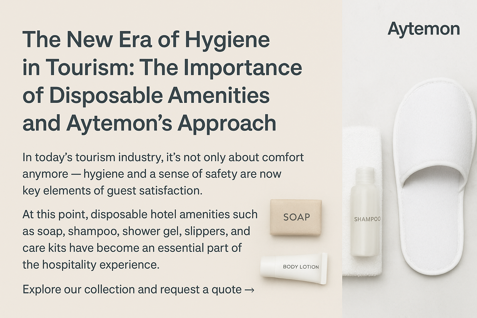 Turizm Sektöründe Tek Kullanımlık Ürünler